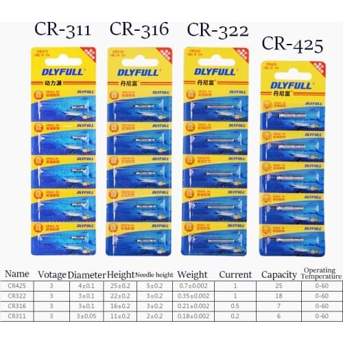 CR311 CR316 CR322 CR425 CR435 Luminous Floats Tools 50 Hour Lasting Mercury Leak Proof Fishing Buoy Tackle Accessories