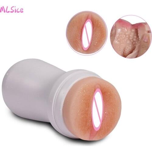 Adult Sex Toys for Men Sex Real Vagina Pussy Man Masturbator Mouth Oral Realistic Vagina Pussy Licking Anal Ass Masturbation Cup