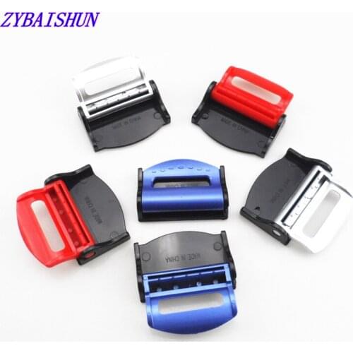 2pcs Universal Car Seat Belts Clips Safety Adjustable Auto Stopper Buckle Plastic Clip 4 Colors Interior Accessories Car-styling