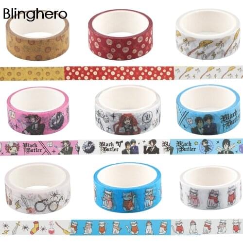 20pcs/lot BH1136 Blinghero 15mmX5m Washi Tape Scrapbooking Decorative Cartoon Cat Animal Adhesive Tapes Paper Stationery Sticker