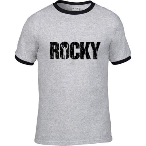2020 Vintage Humor Sayings T Shirt Men Rocky Balboa t-shirt Artwork fashion Tee Shirt Adults New Summer Tops hipster male tshirt