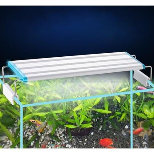 Aquarium Lights LED Fish Tank Lamp Decorative Underwater Fish Lights Aquatic Plant lights 18-58CM Expandable Clip on Lamp