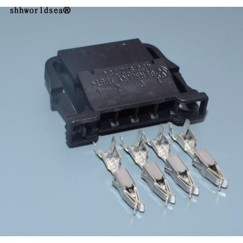 Worldgolden 4Pin 3.5mm Auto Brake Light Switch/Door Speaker Plug Unsealed Connector 4D0972704