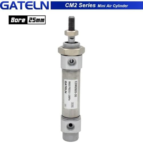 CDM2B Bore 25mm stroke 25-300mm SMC type Built-in magent Mini Air Cylinder stander type double Acting Single rod