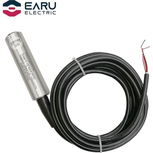 4-20ma Output Integral Liquid Oil Water Level Sensor Transmitter Probe Detect Controller Float Switch 5m 10m 15m 20m for Pump
