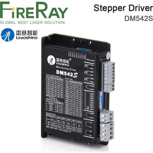 Leadshine 2Phase Stepper Motor Driver DM542S Voltage 20-50VDC 1.0-5.0A for Co2 Laser Cutting and Engraving Machine