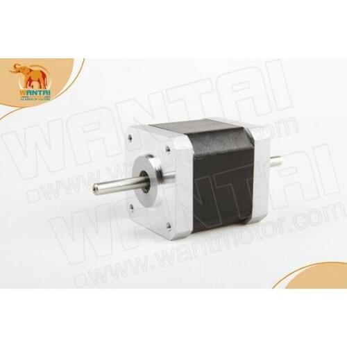 [EU FREE]1pc Nema17 Dual Shaft 42BYGHW811B 0.48N.m(70oz-in) 48mm 2.5A 3.1V 3D printer,cnc router mini motor step robotic