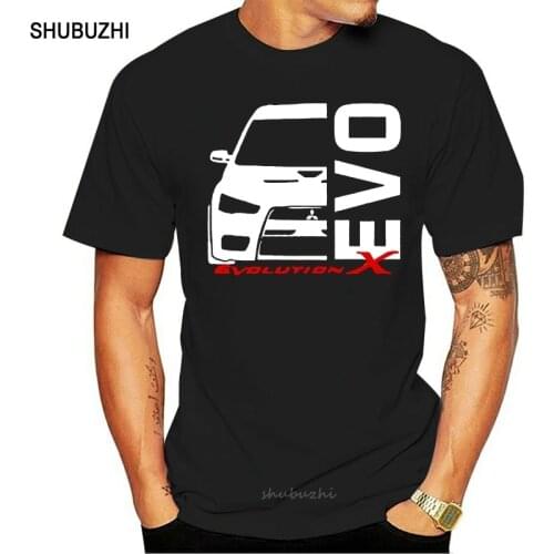 EVO X 10 Lancer Evolution T shirt men cotton tshirt summer brand teeshirt euro size