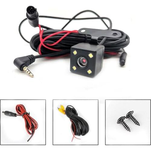 HD Car Rear View Camera 4 LED Night Vision Reversing Parking Monitor 5 Pin Waterproof 170 Degree HD Video