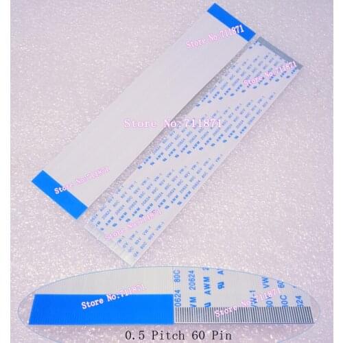 Type A 0.5 Pitch 60P Flexible Flat Cable FFC LCD LED 200mm Length FFC Cable for MIPI driver controller SLA TOS printer