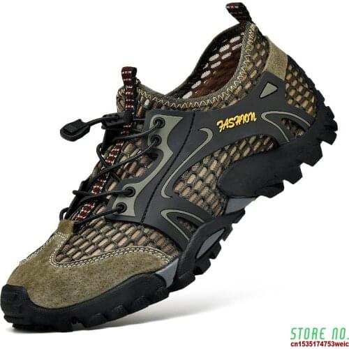 Man Hiking Shoes Non-slip Waterproof Shoes Men Women Quick Dry Sneakers Comfortable Trekking Water Shoes Multifunctional Outdoor
