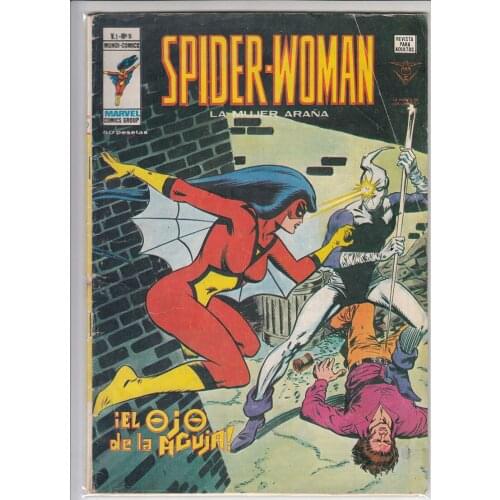 MARVEL, SPIDER-WOMAN the SPIDER WOMAN VOL I No. 5 , ED. VERTICE, year 1979, author CARMINE INFANTINO, comic BOOK Spanish, TEBEO