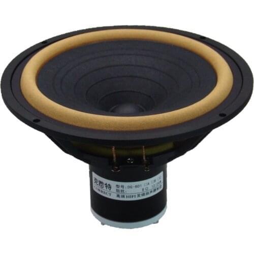 6.5-inch HIFI full-range speaker DIATONE P-610S re-engraved aluminum basin frame leather edge aluminum nickel cobalt magne