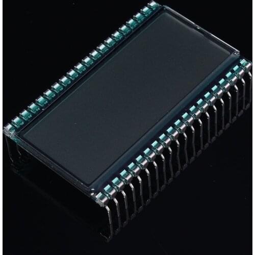 Semitransparent 5V 3.5 Digit Segment EDS803 LCD Display Screen TN Type Static Driving 50.8x30.48x2.8mm