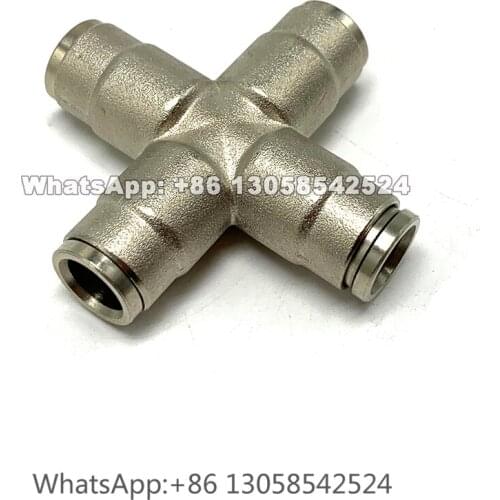 Fog System Slip Lock Fittings, 9.52mm Slip Lock Misting Connector, Four-way Slip Lock Connector, Mist Nozzle Connector, Cross