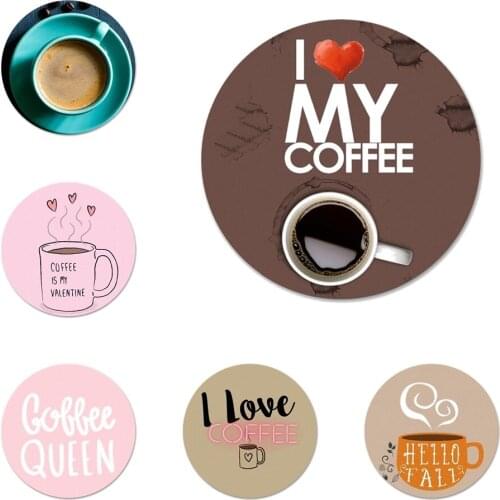 Pink Love Coffee Wallpapers Badge Brooch Pin Accessories For Clothes Backpack Decoration gift