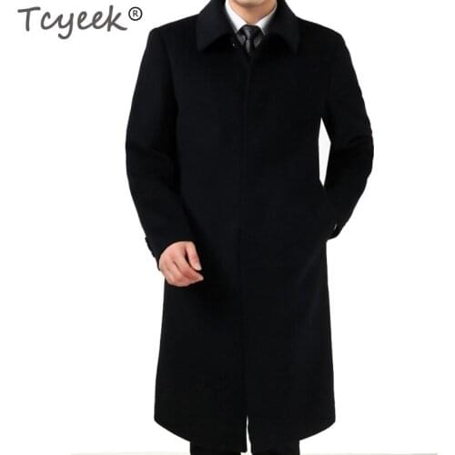 Tcyeek Mens Long Coats
