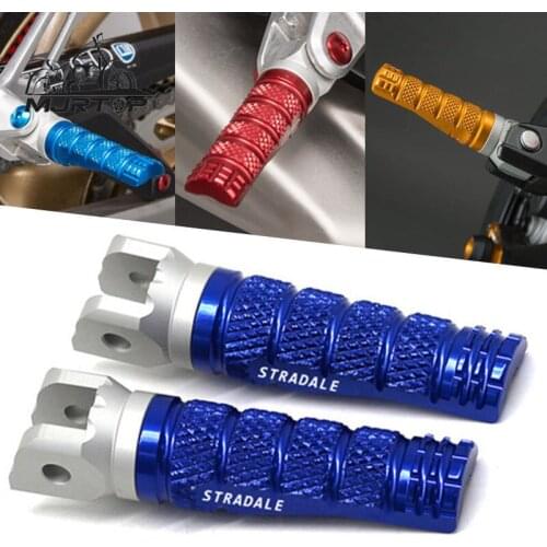 Motorcycle CNC Rear Foot Pegs Footrests Pegs For MV STRADALE stradale 2015-2016 Passenger Foot-Pegs Left Right Side Accessories