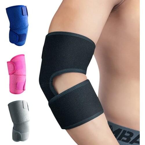 1PC Arm Sleeve Support Adjustable Elbow Pad Protector Cover Guard Strap Brace Elbow Support Outdoor Sportswear Accessories