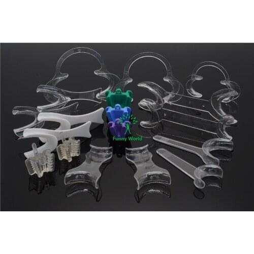 18Pcs MIXING Dental Cheek Opener and Silicone Mouth Prop