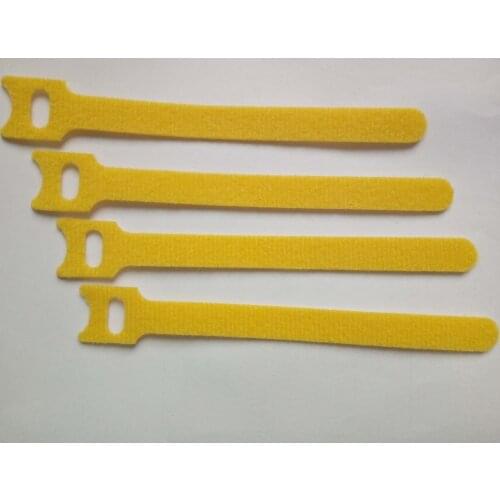 180pcs 150*12mm Yellow Magic Nylon Reusable Cable Ties back to back cable tie nylon strap wrap thin hook ties cable manage