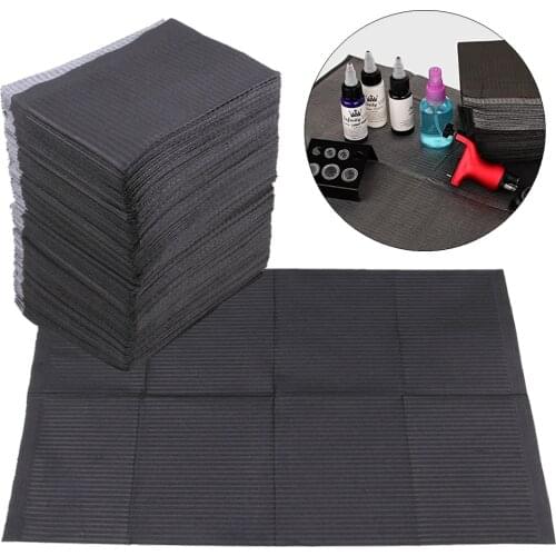 20/125pcs Transfer Paper Tattoo Disposable Sheet Dental Bibs Tattoo Clean Pad Permanent Makeup Waterproof Wipes Tattoo Equipment