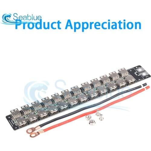 7PCS 24-port USB Charger Socket Factory Mobile Game Studio Centralized Power Supply Board Power Supply Plugboard 240W