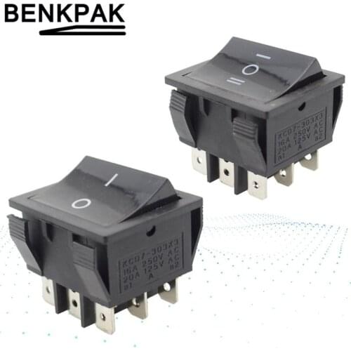 9 pins rocker switch on-off-on/on-off