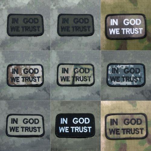 Act of Valor 160th SOAR Devgru SealTeam6 IN GOD WE TRUST Embroidery patch