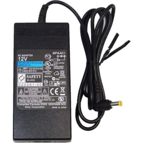 12V3A AC DC Adapter fit for Sony MPA-AC1 Camera DVD EVI Direct VRD BRC SRG Charger