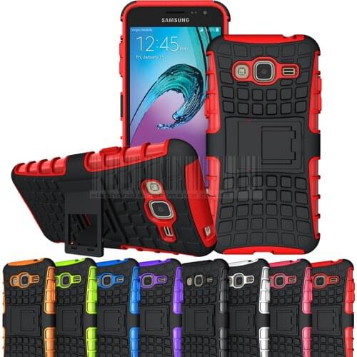 Armor Hybrid Kickstand Case Shockproof Cover For Samsung Galaxy J3 2016 J320/J3 Sky 4G LTE/Amp Prime/Sol/Express Prime/J3 V 2016