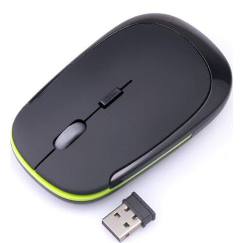 Wireless mouse Computer Mouse Gamer Ultra-thin mute Optical PC Mice 2.4ghz Portable Gaming Mouse For PC Laptop Games