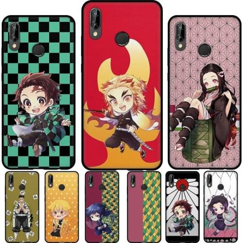 Demon Slayer Kimetsu no Yaiba Soft Cover For Huawei P30 Lite P40 P20 Pro Mate 20 10 Lite P Smart 2021 2019 Phone Case