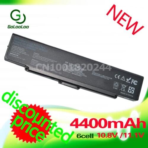 Golooloo High capacity 4400MaH black Battery for Sony VGP-BPS10 VGP-BPS9 VGP-BPS9A/B VGP-BPS9/B VGP-BPS9/S VGN-AR41E VGN-AR49G