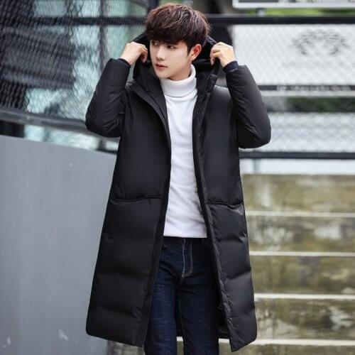 Top Grade New Casual Fashion With Hood Jacket Men Duck Down Windbreaker Puffer Coats Mens Clothing 2021 Winter