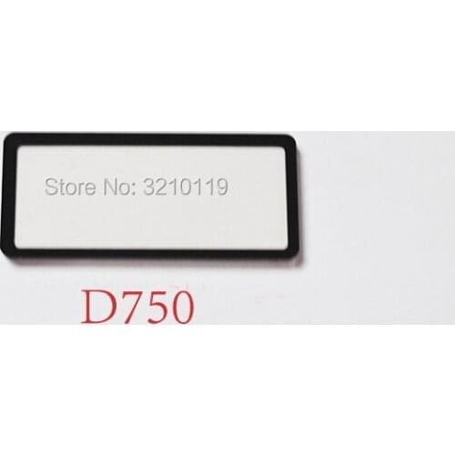 NEW Top Outer LCD Display Window Glass Cover (Acrylic)+TAPE For Nikon D750 Small Screen Protector Digital Camera Repair Part