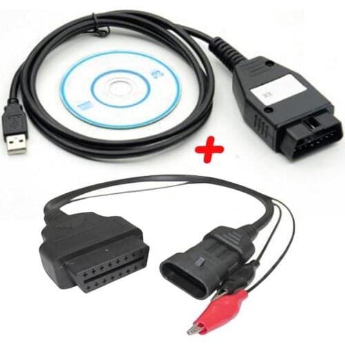 New for FIAT KM TOOL OBD2 Odometer Correction tool Programmer for FIAT KM OBDTOOL II Mileage Programmer with 3 Pin Free Shipping