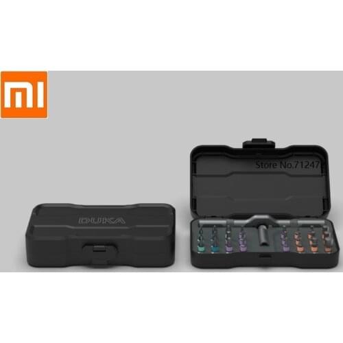 New mijia DUKA 24 in 1 Multi-purpose Ratchet Wrench Screwdriver S2 Magnetic Bits Tools DIY Screwdriver Repairing Set