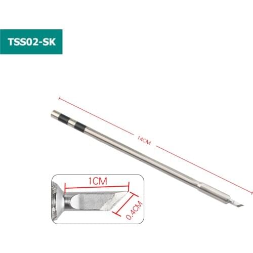 Original Quick TS1200A Soldering Iron Tip TSS02-I J SK 3C 0.8C SK-01 K 1C 2C Solder Iron Tip For Mobile Phone Motherboard Repair