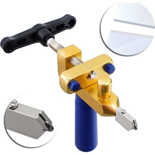 2 In 1 Professional Easy Glide Glass Tile Cutter Aluminum Alloy Glass Cutter For Tiling Glass Mirror Cutting Tool