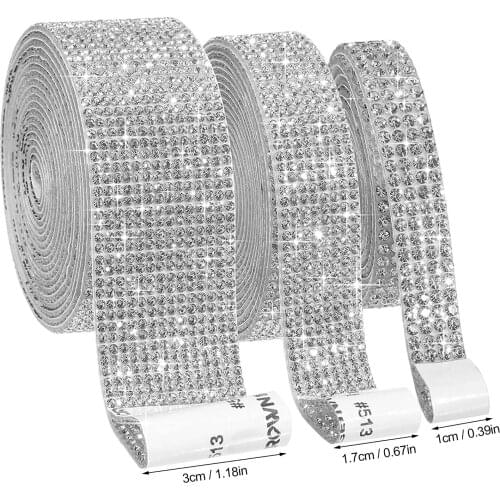 Self-Adhesive Crystal Acrylic Rhinestone Roll For Clothes Strass Ribbon Resin Diamond Ribbon Glitter Sticker Tape Diy Supplies