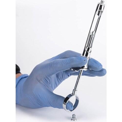 Dental Stainless Steel Syringe Irrigation Aspirating Syringe Dental Surgical Instrument