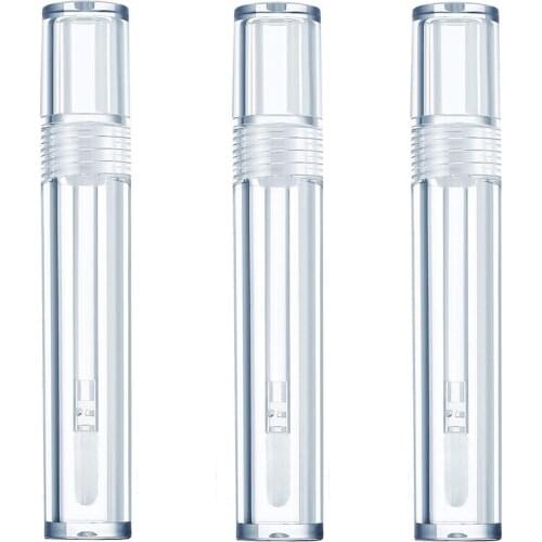Lip Gloss Tube 5ml Empty Clear Lip Balm Bottles Refillable Eyelash Growth Liquid Cosmetic Container Lipstick Container