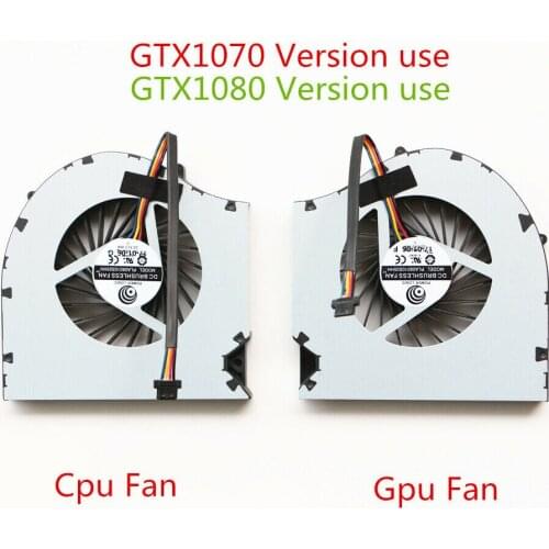 Gaming Laptop Fan For EVGA SC17 Gaming Laptop CPU Cooling Fan GTX1070 GTX1080 Version