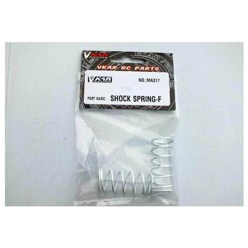 VKAR RACING Short Course Truck X10 V2 MA317 White SHOCK SPRING-FRONT 1/10 RC monster truck CAR PARTS