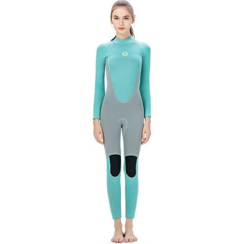 3MM Scuba Thickened Spearfishing Winter Warm Diving Suit Neoprene Women Snorkeling Underwater Hunting Surfing Swimsuit WetSuits