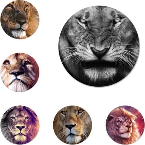Lion Icons Pins Badge Decoration Brooches Metal Badges For Clothes Backpack Decoration