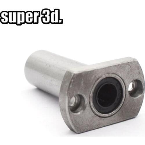 1 pcs LMH8LUU long type with oval flange linear bearing 8x15x45mm for 3D printer