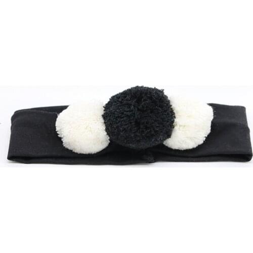 2021 New ribbed cotton fabric knot bow elastic headband children headband fashion headband for 12m-4years