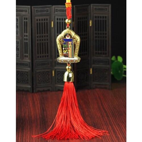 2P -HOME CAR pocket travel Buddhist Exorcise evil spirits efficacious Mascot Tibetan Buddhism Kalachakra FENG SHUI hanging card